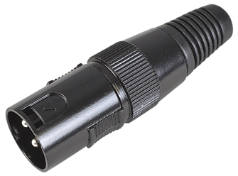 XLR 3 Pin Connector Pack with 5 Male 